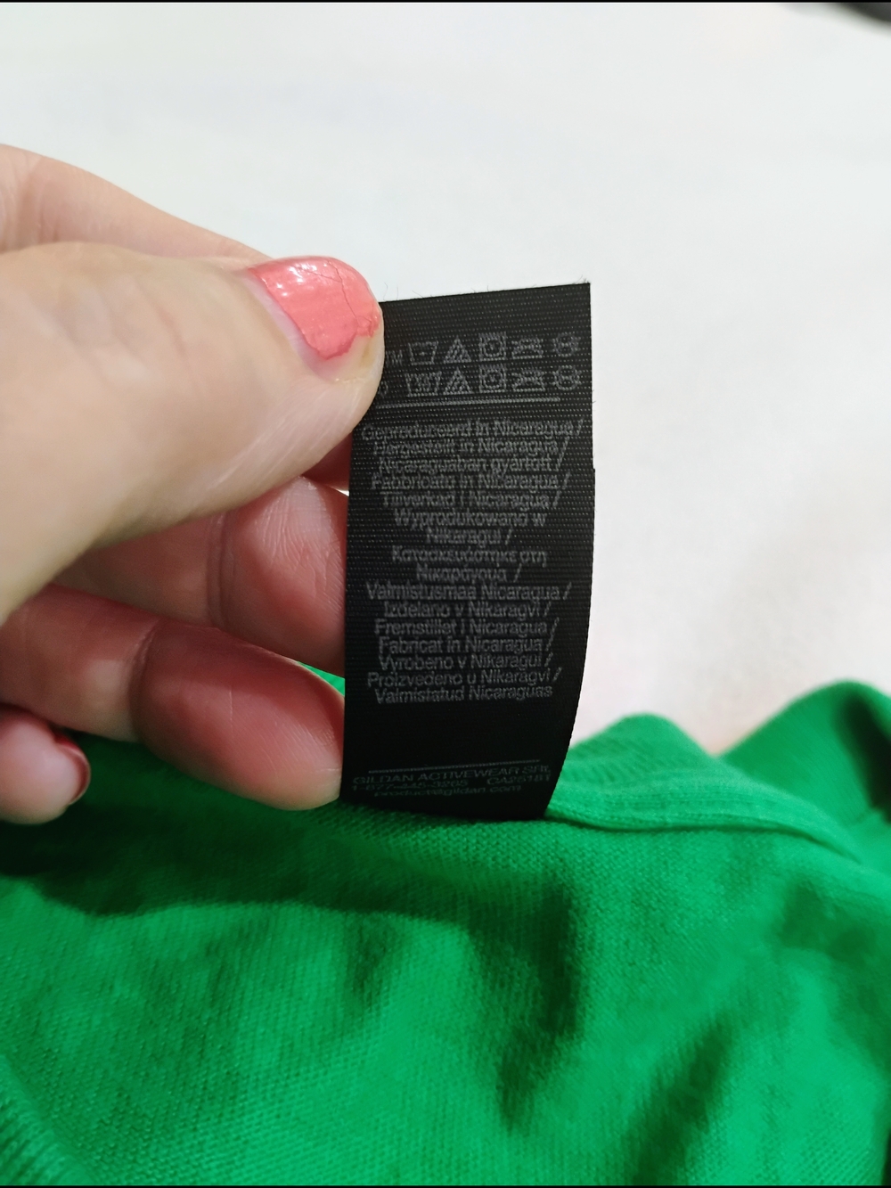 Gildan Bright Green Tee with Yellow and Black Toucan Graphic - Picture 6 of 9